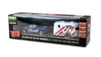 RC pick-up Die cast gegoten met caravan aanhangwagen 1 op 64 RTR 